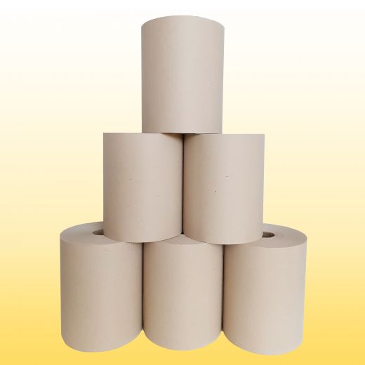 6 Rollen Schrenzpapier Rolle 25 cm x 200 lfm, 100g/m� (5 kg/Rolle)